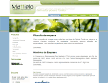 Tablet Screenshot of mattielo.com.br